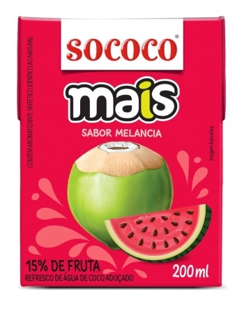 SOCOCO MAIS MELANCIA 24X200ML