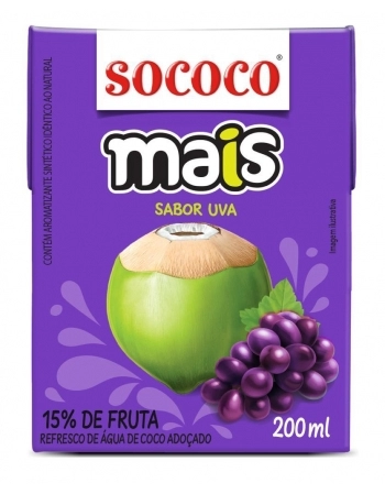 SOCOCO MAIS UVA 24X200ML