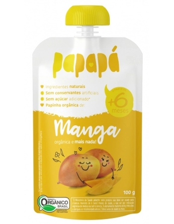 PAPINHA PAPAPA ORGANICA MANGA 12X100G