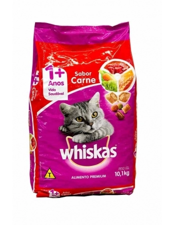 WHISKAS DRY CARNE 10,1KG