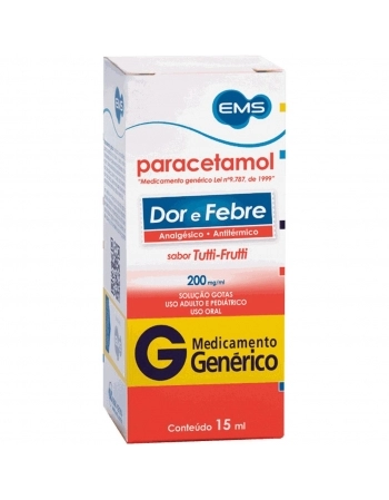 PARACETAMOL 200MG C/ 15ML