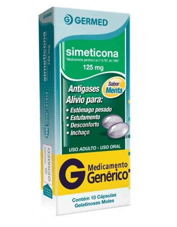 SIMETICONA 125MG C/10 CAP