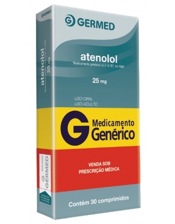 ATENOLOL 25MG C/30 COMP