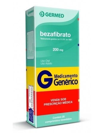 BEZAFIBRATO 200MG C/20 COMP