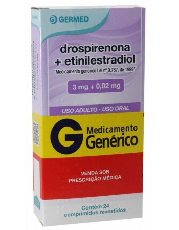 DROSPIRENONA+ETINILESTRADIOL 3+0,02MG C/24