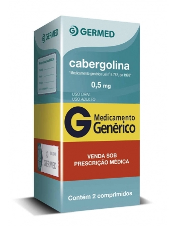 CABERGOLINA 0,5MG C/2 CPR