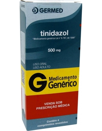 TINIDAZOL 500 MG C/4 COMP REV