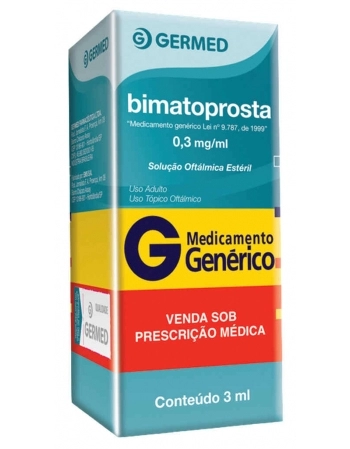 BIMATOPROSTA SOL OFT 0,3MG C/3ML