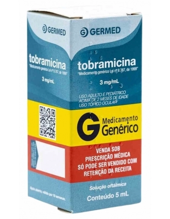 TOBRAMICINA 3MG SOL OFTAL C/5ML