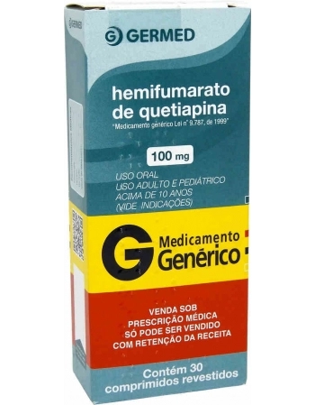 HEMIFUM QUETIAPINA (C1) 100MG C/30