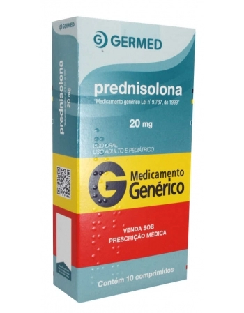 PREDNISOLONA 20MG C/10 COMP