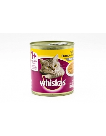 WHISKAS LATA ADU PATE DE FRANGO 24X290G