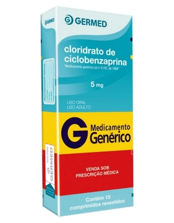 CLOR CICLOBENZAPRINA 5MG C/15 COMP