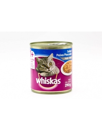 WHISKAS LATA ADU PATE PEIXE 24X290G