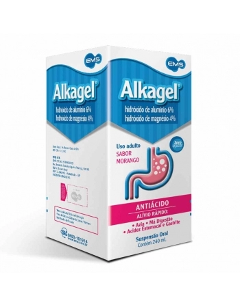 ALKAGEL MORANGO SUS OR FR 240ML-EMM