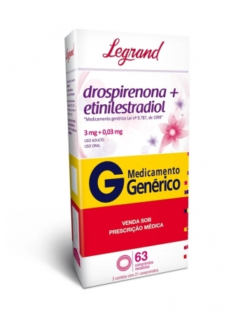 DROSPIRENONA+ETINILESTRADIOL 3+0,03MG C/63