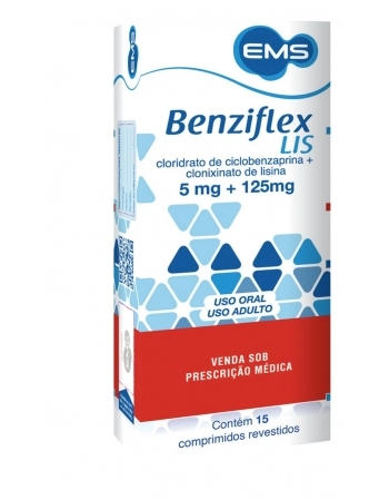 BENZIFLEX LIS 125+5MG C/15 COMP REV-EMM